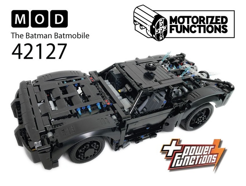 Lego 42127 Batmobile RC MOD for Power Function Motors