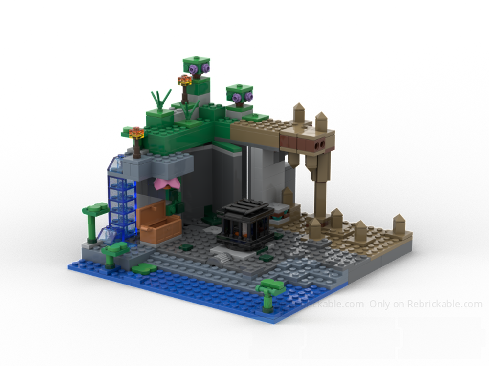 Lego Modification of 21189 - Modular Skeleton Dungeon