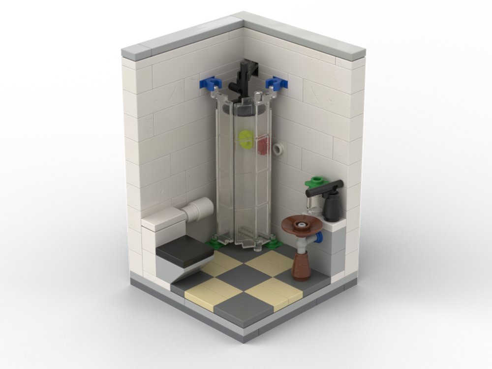 Lego 8 x 8 Bathroom