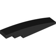 Lego Brick Curved 1 x 6 / Black