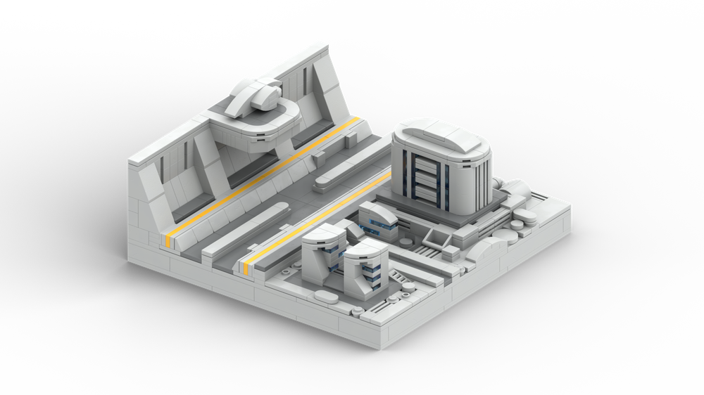 Lego Coruscant Diorama