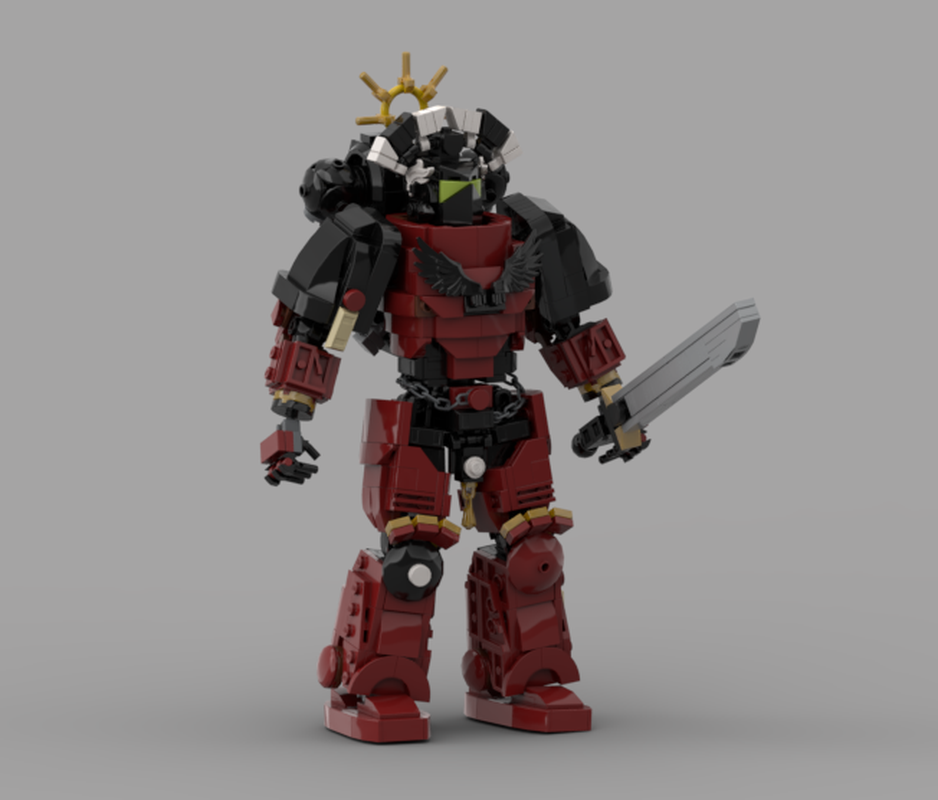 Lego Space Marine Flesh Tearers Champion