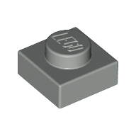 Lego Plate 1 x 1 / Light Gray