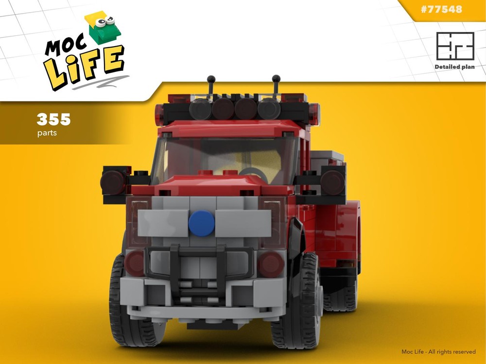 Lego Ford F-450 quad cab dually first responder