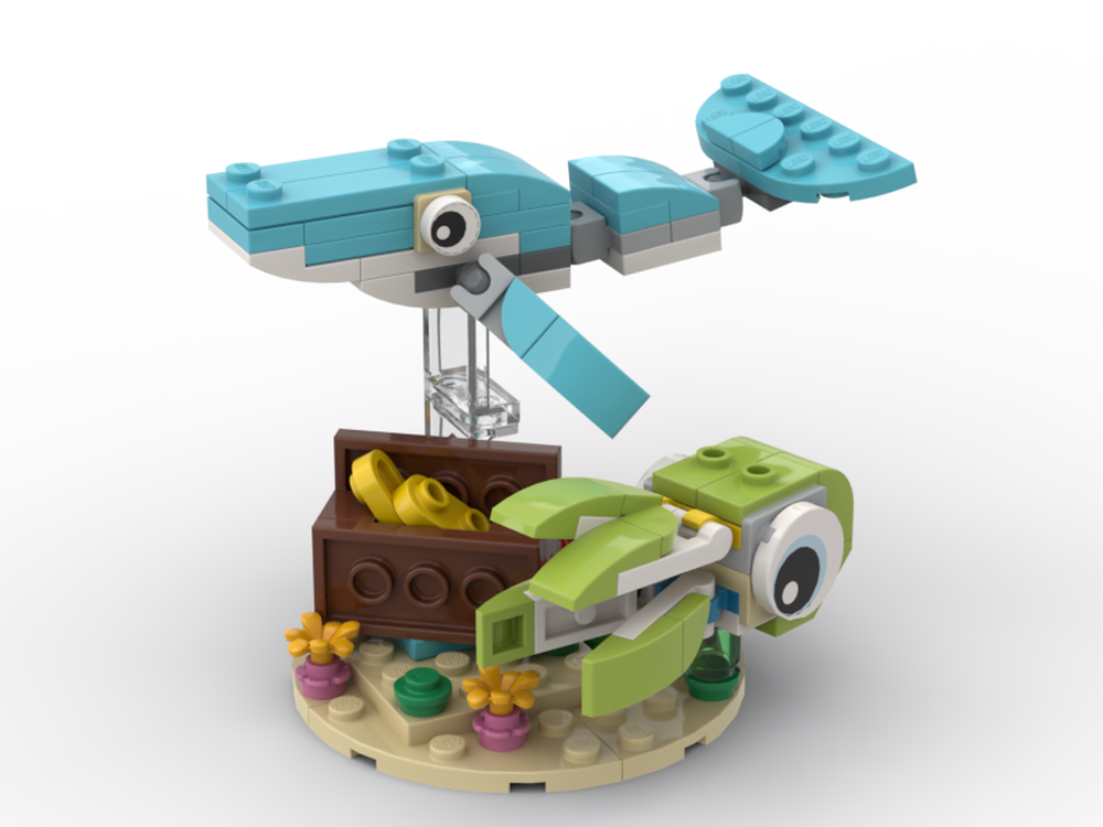 Lego 31128 Humpback Whale and Octopus