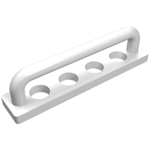 Lego Scala, Equipment, Towel Bar 1 x 5 / White