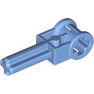 Lego Technic Axle 1.5 with Perpendicular Axle Connector (Technic Pole Reverser Handle) / Medium Blue