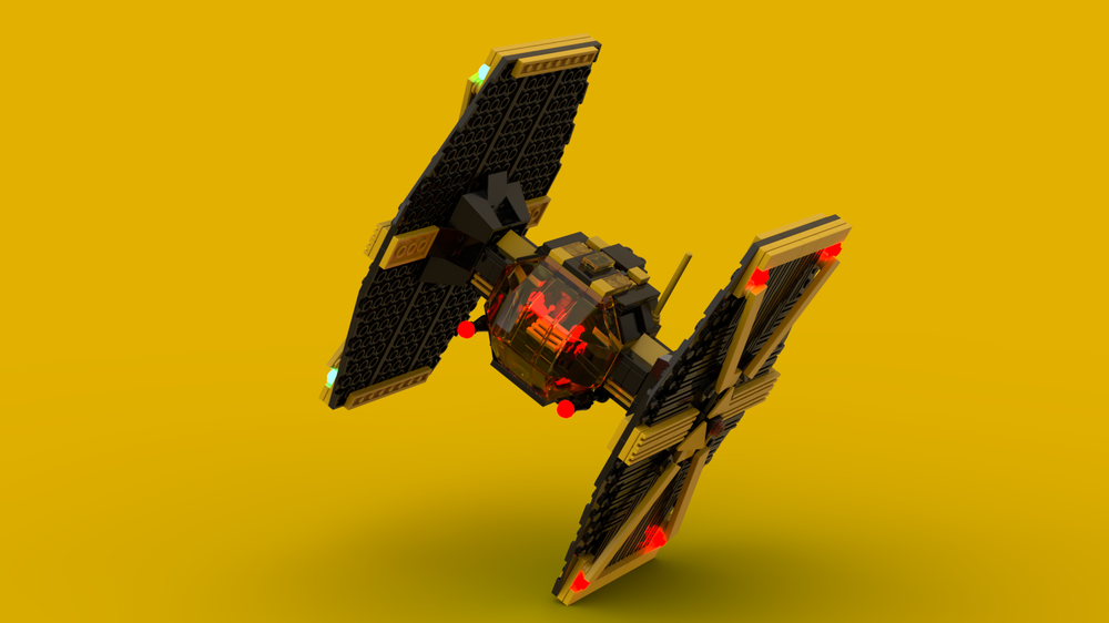 Lego BlackTron starfighter (Classic style)