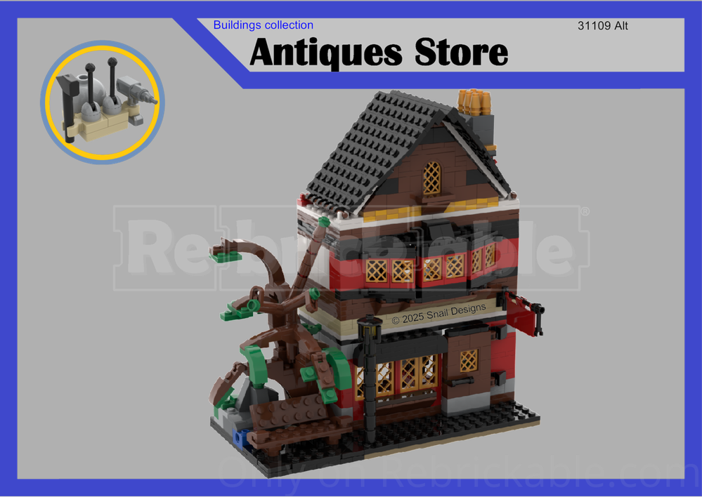 Lego Antiques store