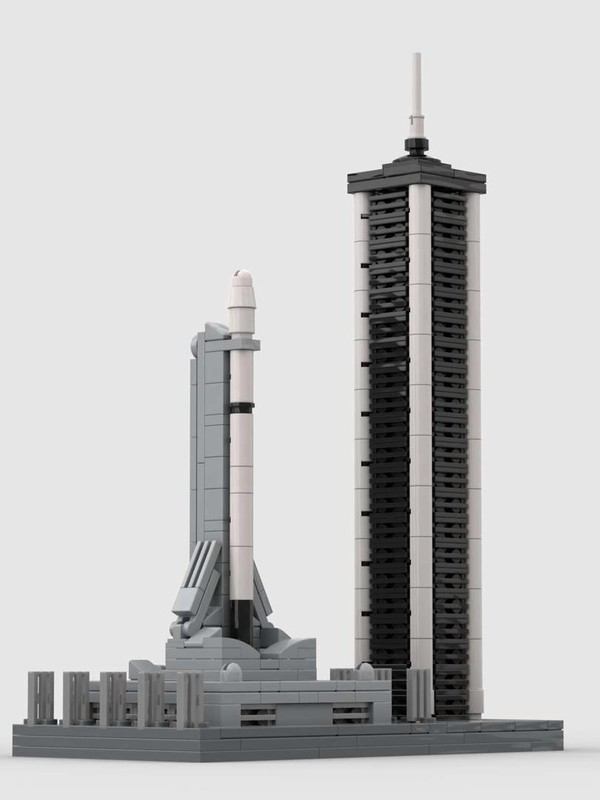 Lego Falcon 9 | 1:320 Scale | Regular & Sooty