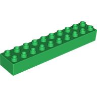 Lego Duplo Brick 2 x 10 / Green