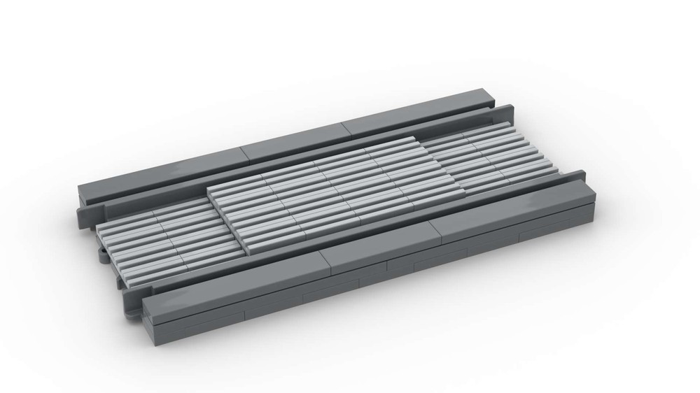 Lego Tram track - between bends
