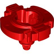 Lego Projectile, Base for Spinner with Axle / Red