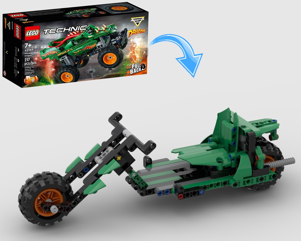 Lego Chopper 42149 Alternative.