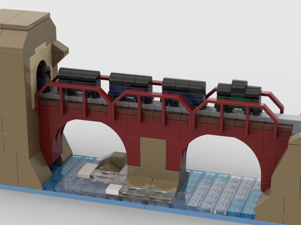 Lego Bridge over Troubled Water