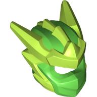Lego Wrap with Lime Spikes pattern / Bright Green