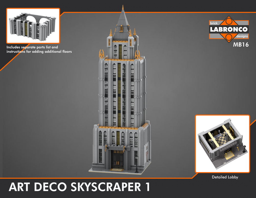 Lego MB16 - Art Deco Skyscraper