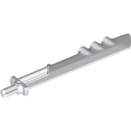 Lego Large Figure Weapon Sword, 3 Bar Holes and Axle Hilt / White