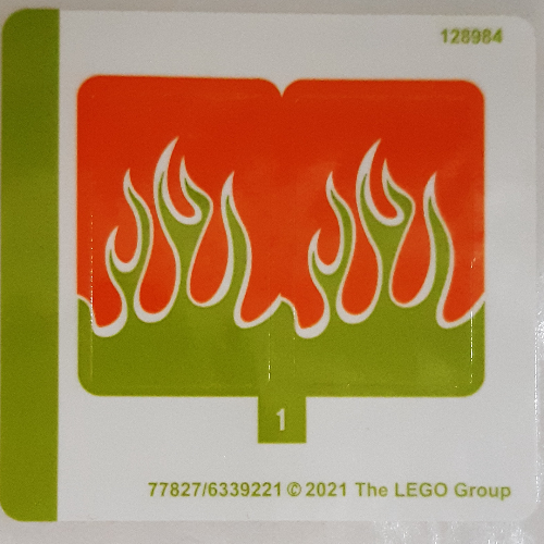 Lego Sticker Sheet for Set 60299-1