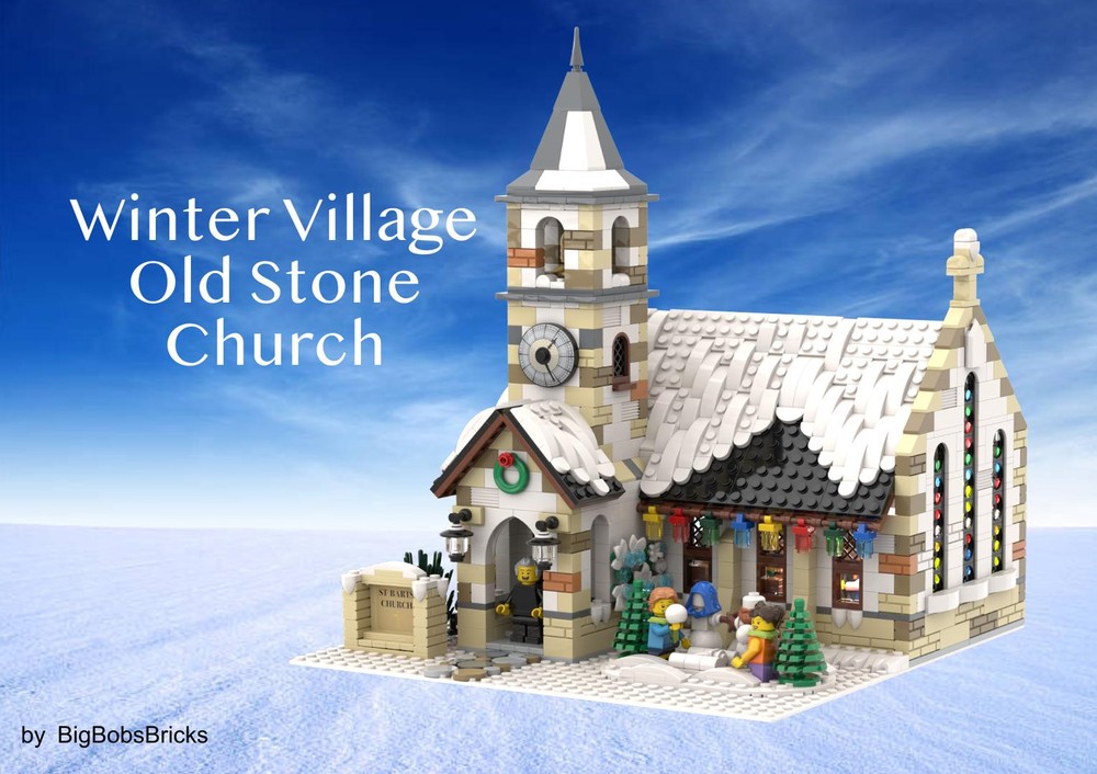 Lego Winter Village Old Stone Church