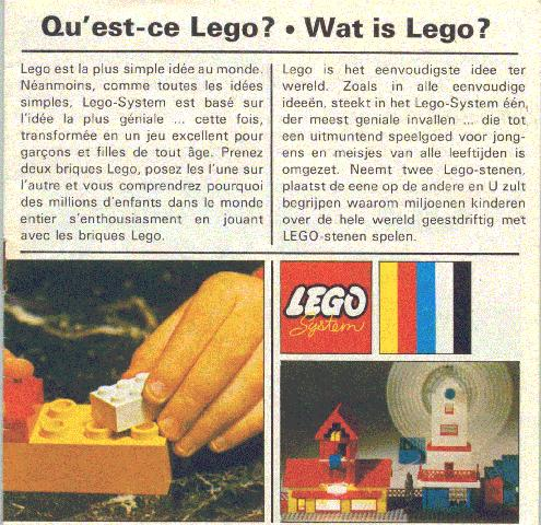 Lego 1969 Large Belgian (3351-Be)