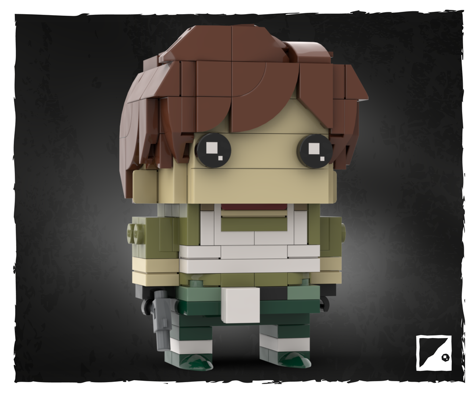 Lego Resident Evil 0 Brickheadz MOC ~ Rebecca Chambers (S.T.A.R.S. Bravo Team)