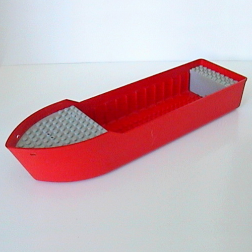 Lego Boat 38 x 10 x 5 2/3 [Complete Assembly] / Red