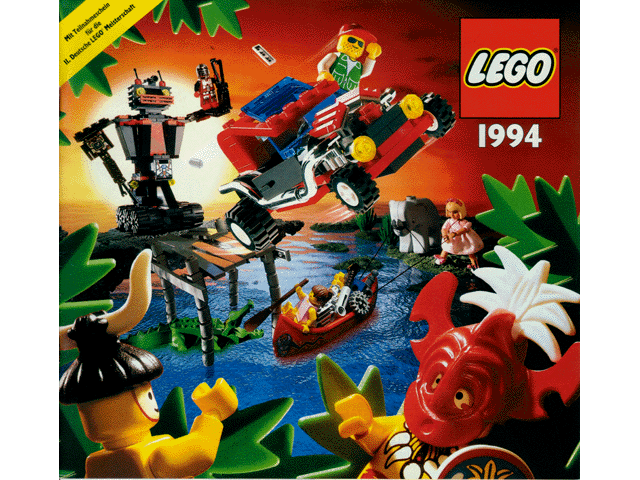 Lego 1994 Large German (Mit Teilnahmeschein für die 11. Deutsche LEGO Meisterschaft - 923321-D)