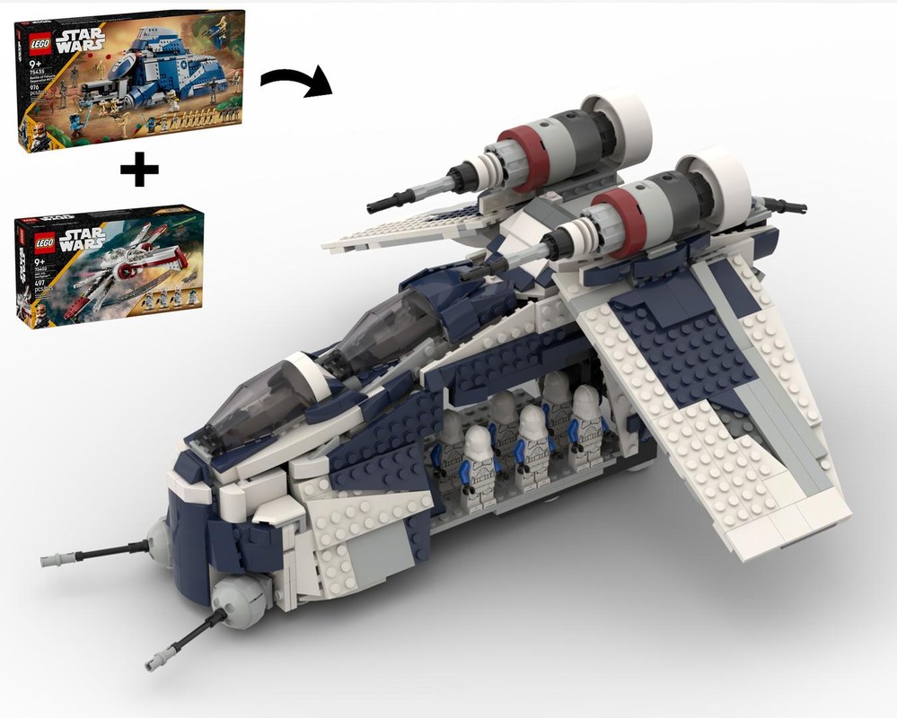 Lego 501st Republic Gunship