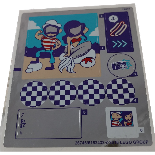 Lego Sticker Sheet for Set 41129-1