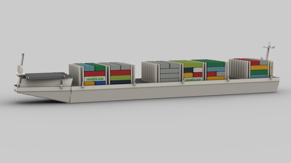 Lego Autonomous Container Ship