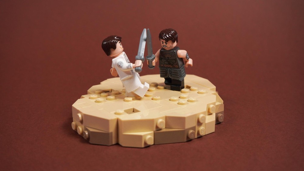 Lego Gladiator Final Fight scene