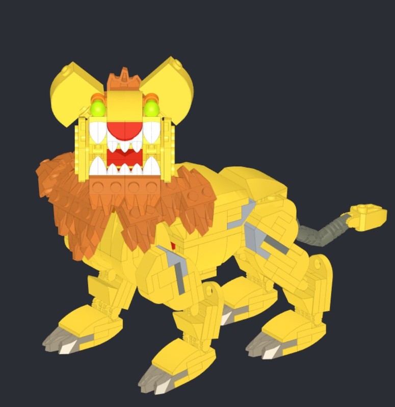Lego Posable Lion