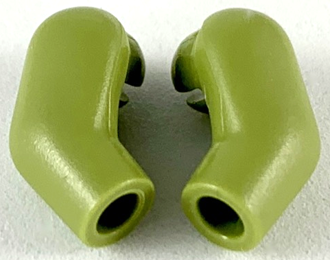 Lego Arm, (Matching Left and Right) Pair / Olive Green