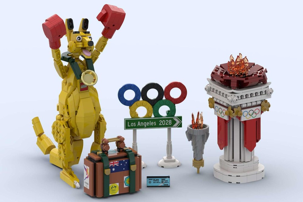 Lego BK - the Boxing Kangaroo from Australia