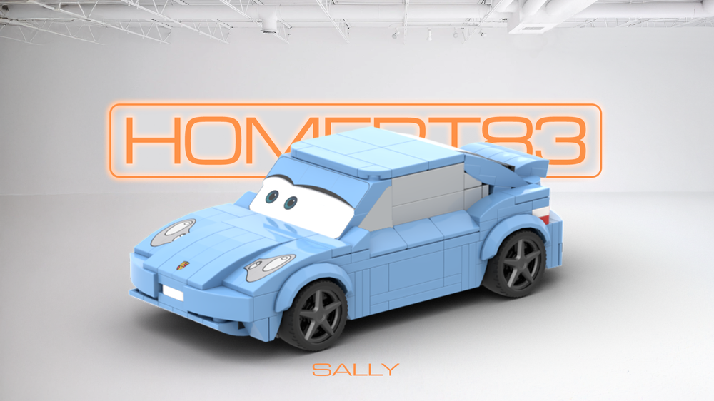Lego Sally - 2002 Porsche 911 Carrera - Medium Blue
