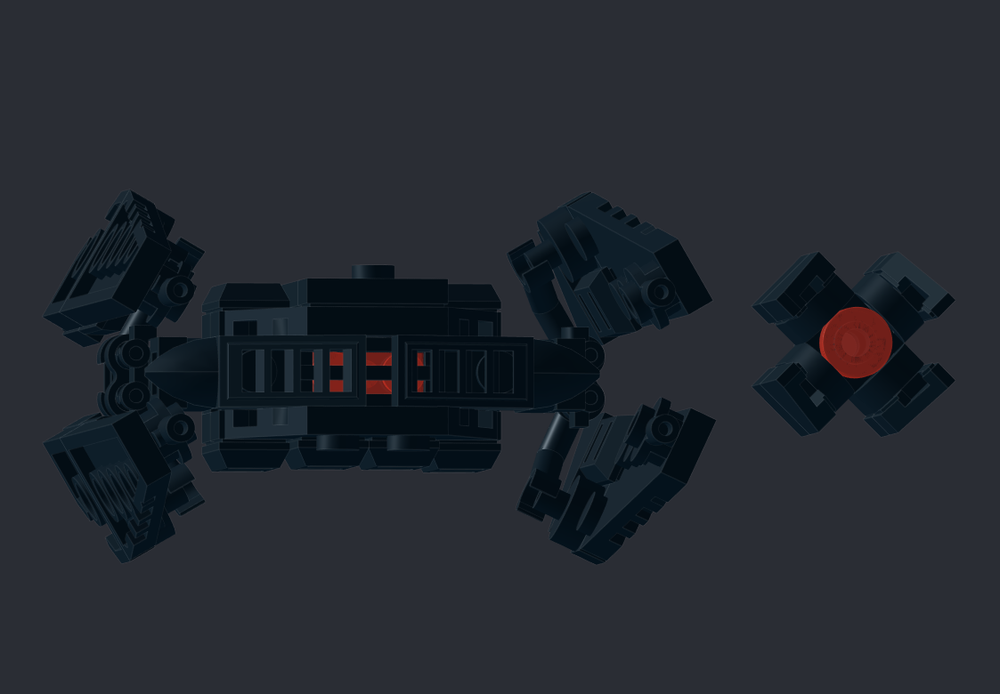 Lego Nano TIE Silencer and bonus Mini TIE Silencer
