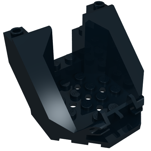 Lego Cockpit 6 x 6 x 3 1/3 Octagonal Canopy Base