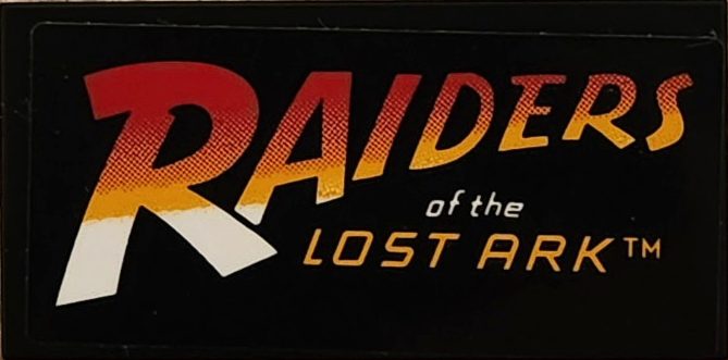 Lego Tile 2 x 4 with 'RAIDERS of the LOST ARK&trade;' Pattern (Sticker) - Set 77015