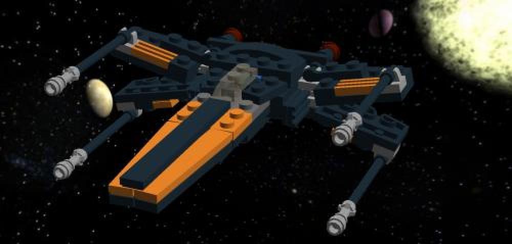 Lego Poe's X-wing starfighter