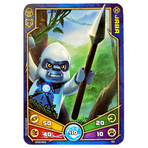 Lego Trading Card, Legends of Chima Deck #1: 55 [Jaba]