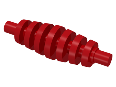 Lego Conveyor Belt, Axle / Red