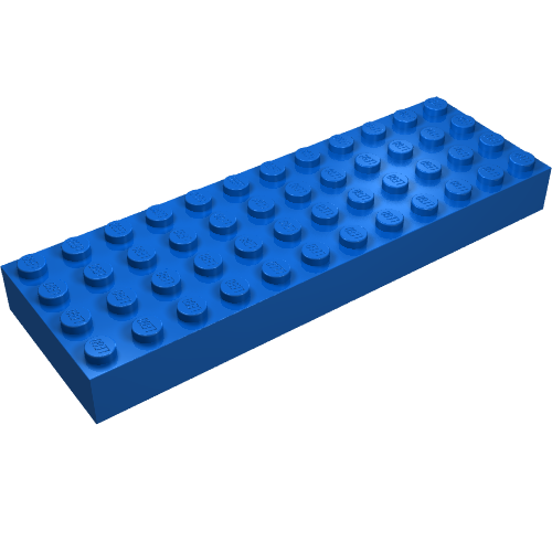 Lego Brick 4 x 12 / Blue