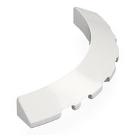 Lego Brick Round, Sloped 6 x 6 x 2 / 3 Corner / White
