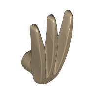 Lego Weapon Bladed Claw Spread / Dark Tan