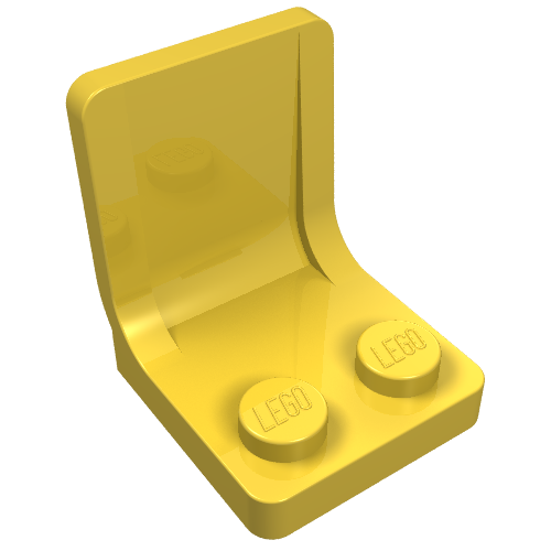 Lego Seat / Chair 2 x 2 / Yellow