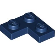 Lego Plate 2 x 2 Corner / Dark Blue