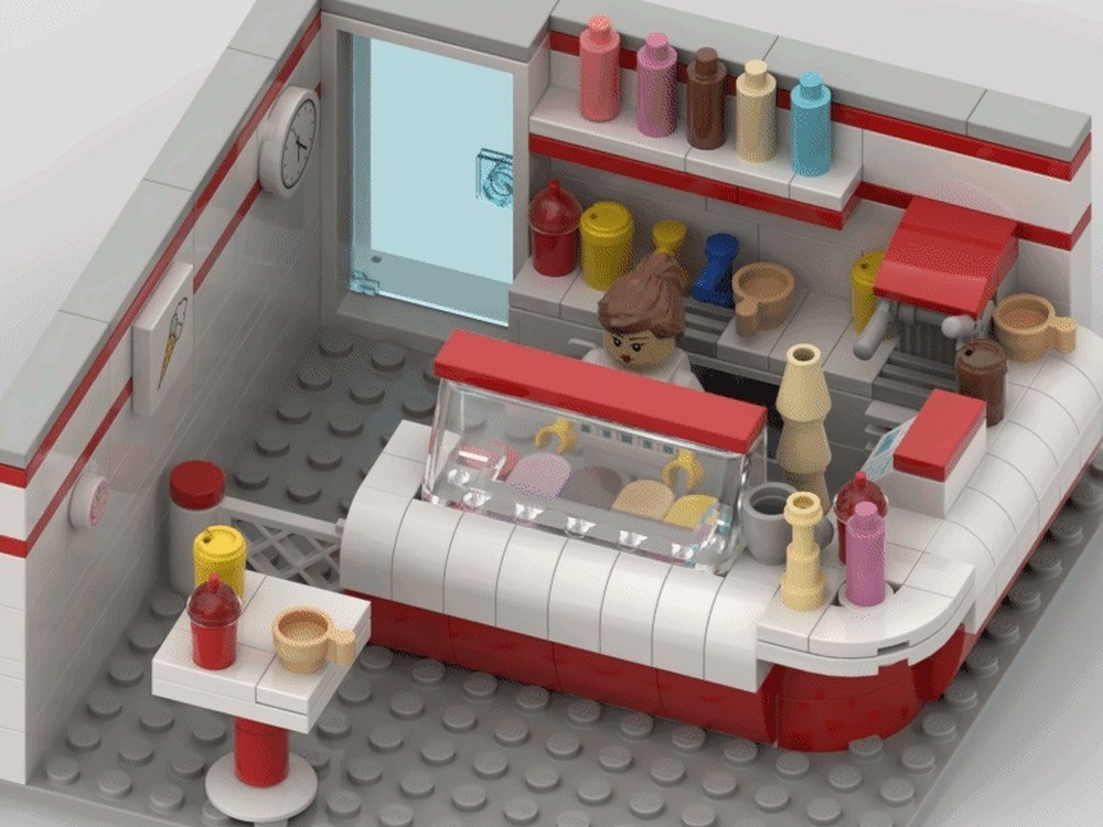 Lego Ice cream shop