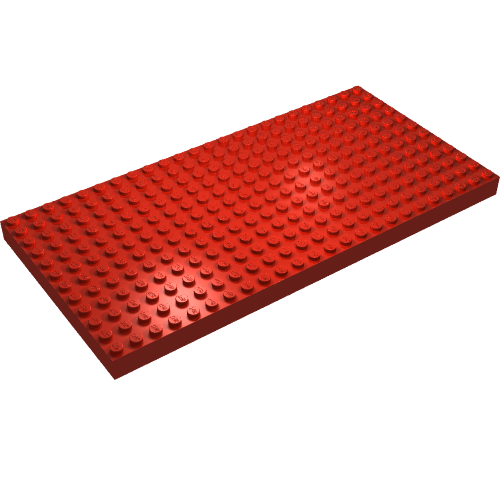 Lego Brick 12 x 24 / Red