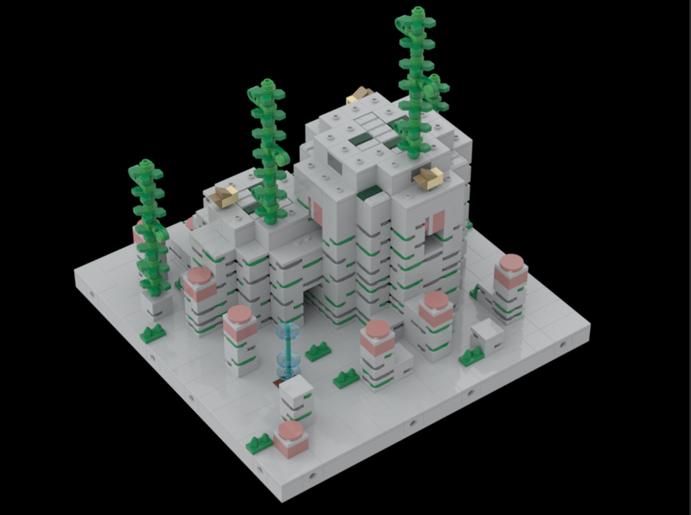Lego Minifigure-Scale Ocean Ruin